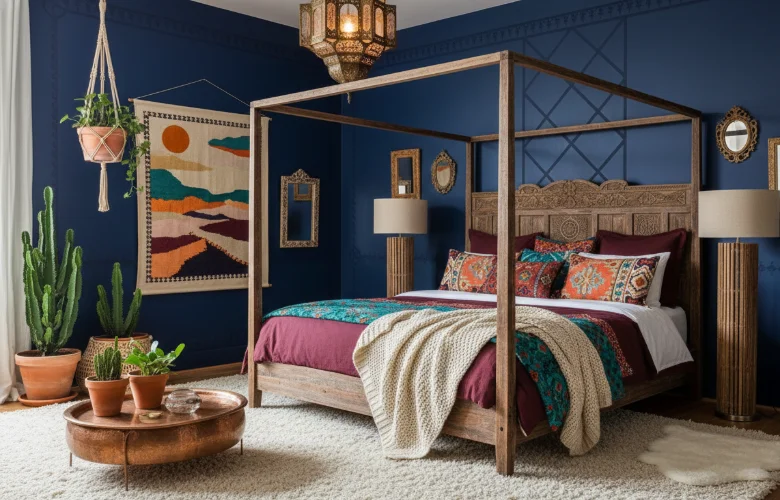 Bohemian Interior Design Bedroom idea