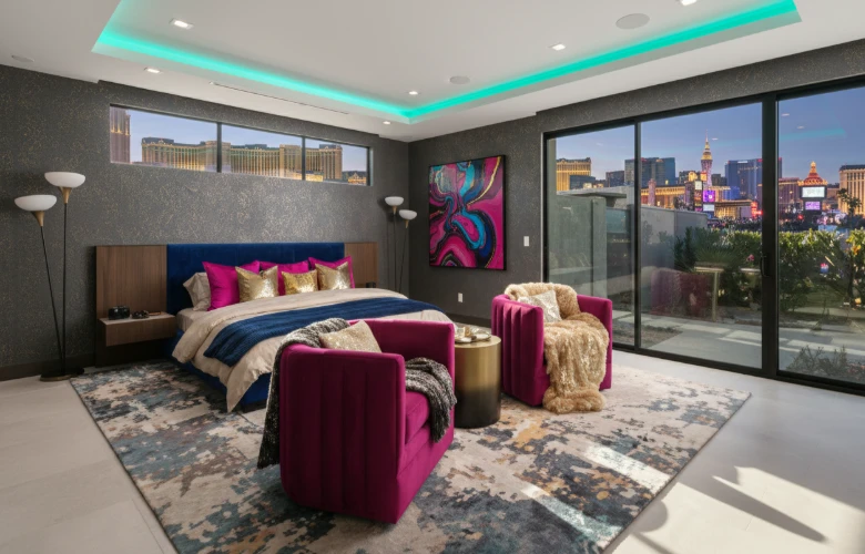 Interior Design in Las Vegas bedroom