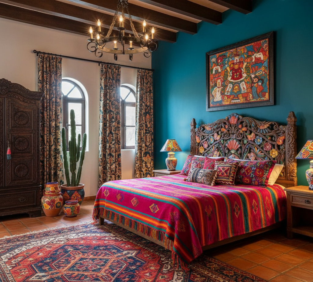 Modern Mexican Interior Design Bedroom
