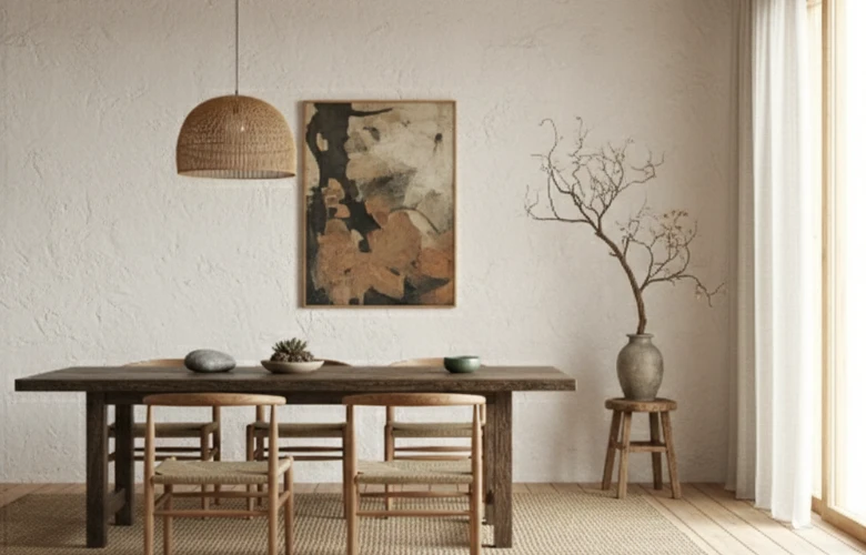 minimalist wabi sabi interior design