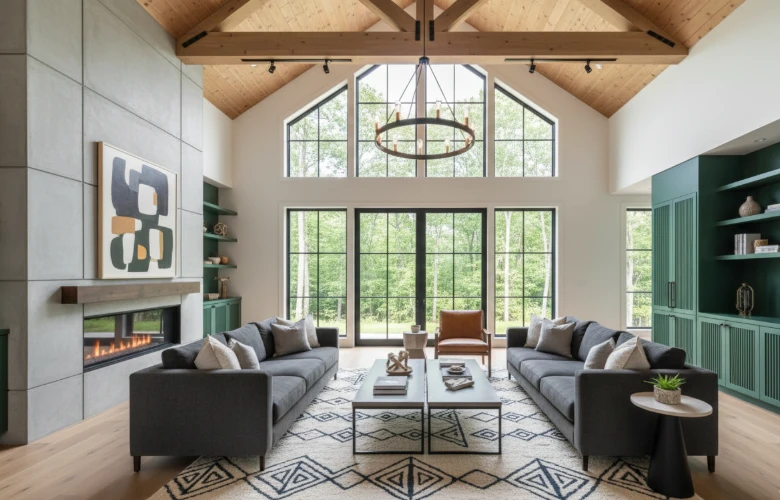 modern cabin interior design ideas