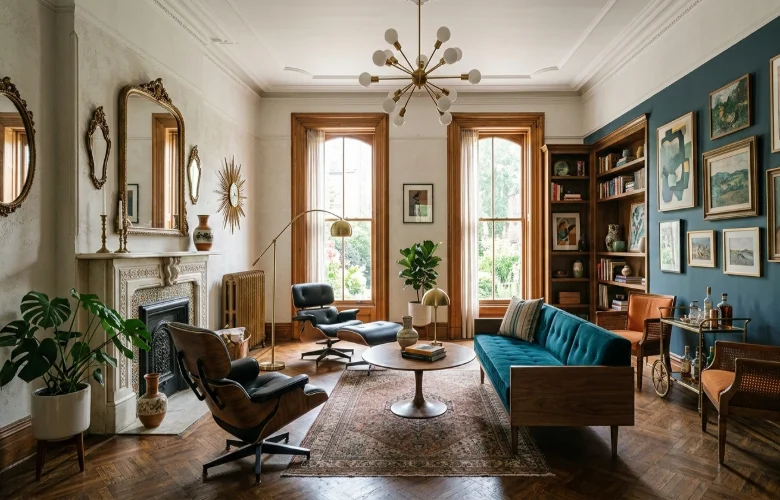 Mid Century Modern Victorian Interior Design