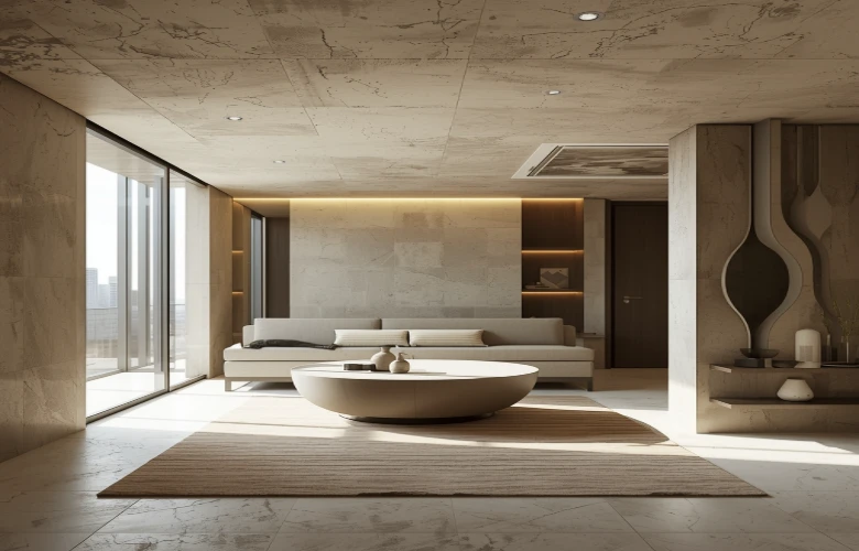 brutalist interior design