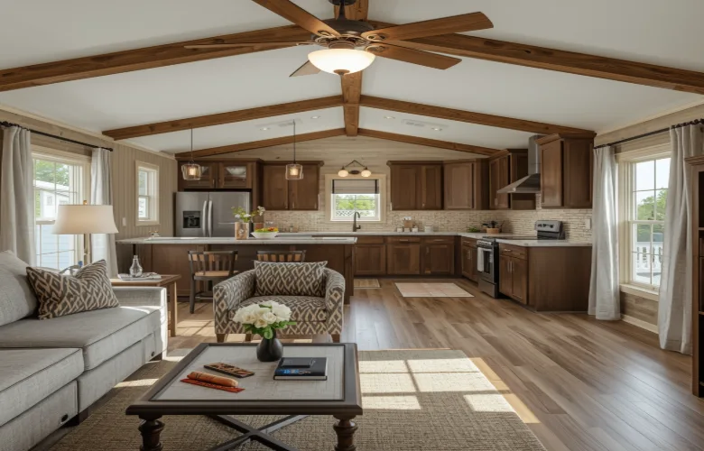 double wide mobile home