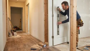 how to install interior door