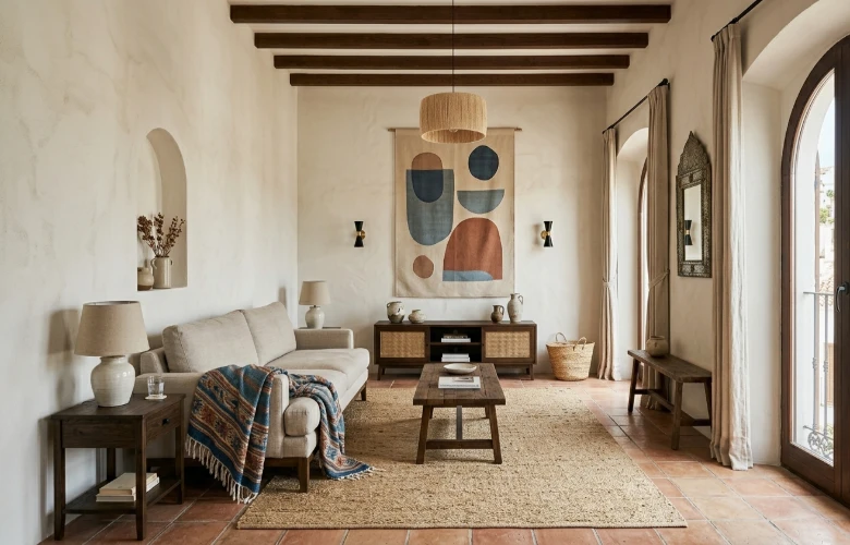 Modern Spanish Interior Design livingroom